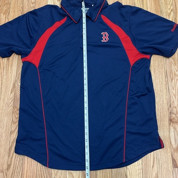 Vintage REEBOK Men's Boston Red Sox‎ Short Sleeve PoloShirt - Large - Picture 6 of 6